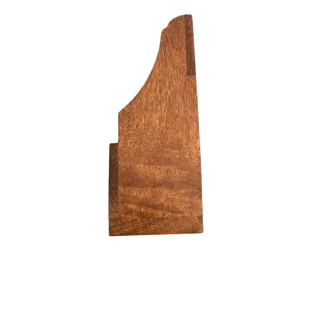 Wooden Wall Mounted Wine Bottle and Glass Hanger 18"l x 11.5"h Shelf - Picture 4 of 8